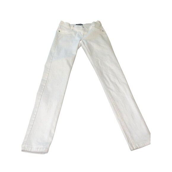 JAMES JEANS Women's Size 27 Waist Twiggy Jeans Frost White Skinny Jeans USA Made - Picture 1 of 10